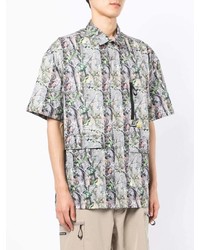 Izzue Botanical Print Short Sleeved Shirt