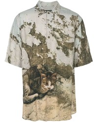 Song For The Mute Cat Print Shirt
