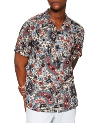 Topman Floral Paisley Shirt