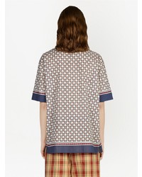 Gucci Geometric G Print Cotton Shirt