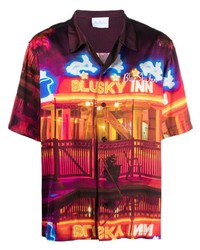 BLUE SKY INN Graphic Print Short Sleeve Shirt