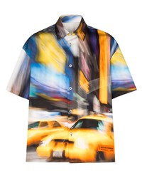 Heron Preston Graphic Taxi Print Shirt