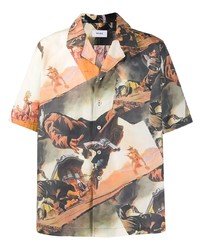 Rhude Gunslinger Print Hawaiian Shirt