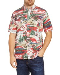 Reyn Spooner Hawaiian Christmas 2019 Classic Fit Short Sleeve Shirt