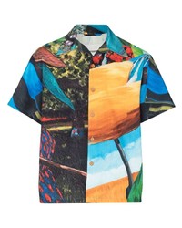 Andersson Bell Impressionist Print Cotton Shirt