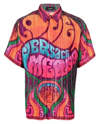 Versace Medusa Music Pleated Shirt