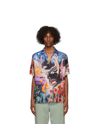 Endless Joy Multicolor Expanding Man Short Sleeve Shirt