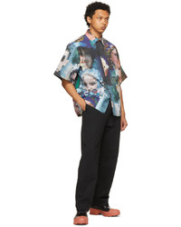 Xander Zhou Multicolor Graphic Short Sleeve Shirt