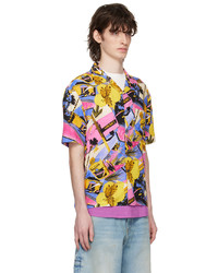 Palm Angels Multicolor Miami Mix Bowling Shirt