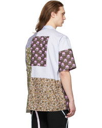 McQ Multicolor Patchwork Oversized Shirt