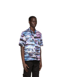 Rochambeau Multicolor Puffer Short Sleeve Shirt