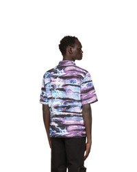 Rochambeau Multicolor Puffer Short Sleeve Shirt