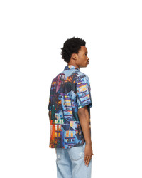 MSGM Multicolor Seth Armstrong Edition Graphic Short Sleeve Shirt