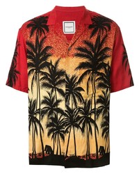 Wooyoungmi Palm Tree Silhouette Dgrad Shirt
