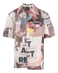 Daily Paper Patch Work Short Sleeve Shirt