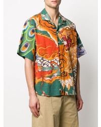 DSQUARED2 Printed Bowling Shirt