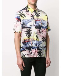 Laneus Printed Hawaii Shirt
