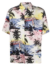 Laneus Printed Hawaii Shirt
