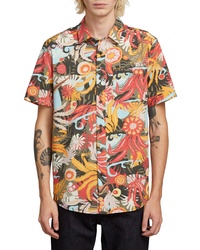 Volcom Psych Floral Woven Shirt