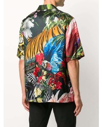 Roberto Cavalli Tropical Jungle Print Shirt