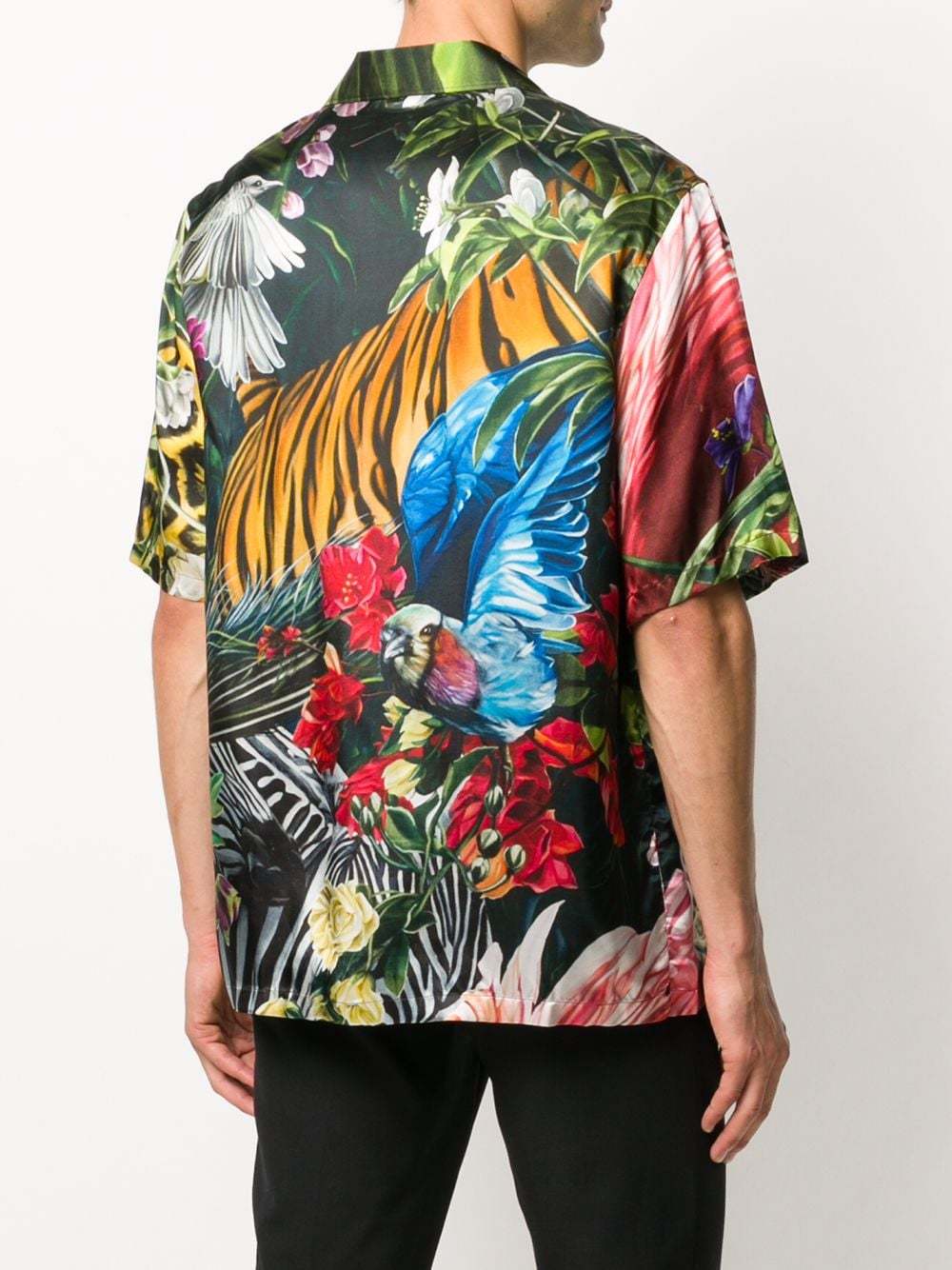 Roberto Cavalli Tropical Jungle Print Shirt, $654 | farfetch.com ...