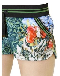 Roberto Cavalli Floral Printed Chenille Shorts