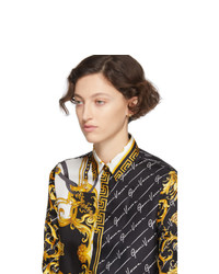 Versace Multicolor Barocco Signature Shirt