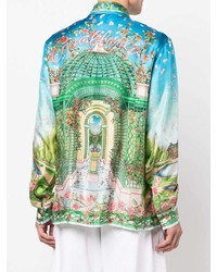 Casablanca Dream House Print Shirt