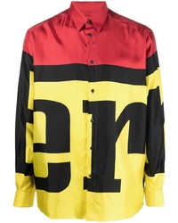 Ferrari Graphic Print Silk Shirt