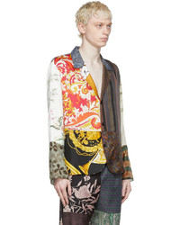 Marine Serre Multicolor Silk Scarves Shirt