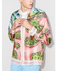 Casablanca X Browns 50 Graphic Garden Print Shirt