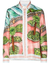 Casablanca X Browns 50 Graphic Garden Print Shirt