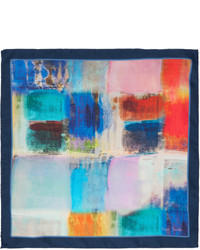 Paul Smith Multicolor Printed Pocket Square