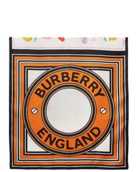 Burberry Multicolor Silk Montage Print Scarf