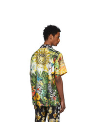 Dolce and Gabbana Multicolor Mix Hawaii Shirt
