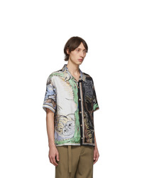 Givenchy Multicolor Silk Icarus Hawaiian Shirt