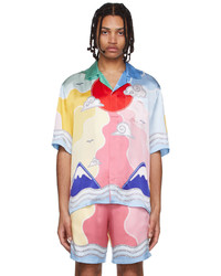 Casablanca Multicolor Silk Shirt