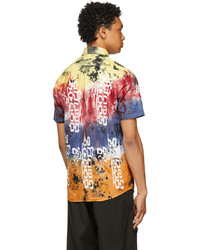 Bloke Multicolor Silkscreen Printed Shirt
