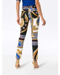 Versace High Waisted The Lovers Print Jeans Unavailable