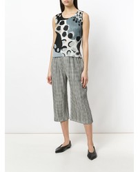 Pleats Please By Issey Miyake Printed Pliss Shell Top