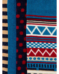 Topman Aztec Stripe 5 Pack Socks