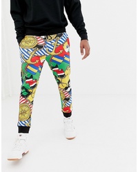 Multi colored Print Sweatpants