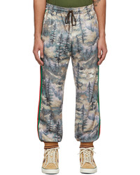 Gucci Multicolor The North Face Edition Graphic Print Lounge Pants