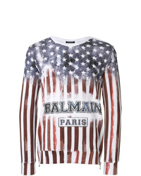 Balmain American Flag Sweatshirt