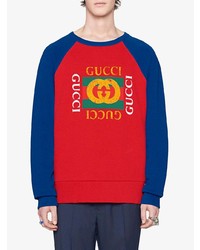 Gucci Cotton Jersey Sweatshirt With Logo