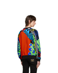 Versace Multicolor Collage Sweatshirt