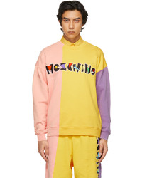 Moschino Multicolor Geometric Logo Sweatshirt