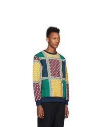 Noah NYC Multicolor Provence Crewneck Sweatshirt