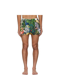 Dolce and Gabbana Multicolor Giardino 2 Swim Shorts