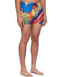 Versace Underwear Multicolor Medusa Renaissance Short Swim Shorts